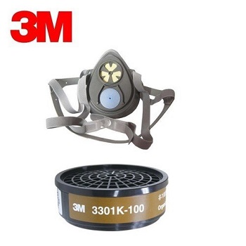 3M 3100 Mask Respirator Set And Filter 3301K-100